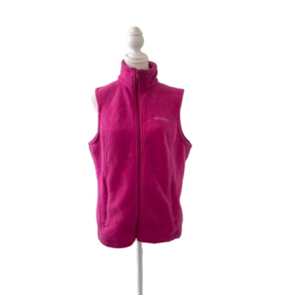 Columbia Women's Pink Fleece Vest